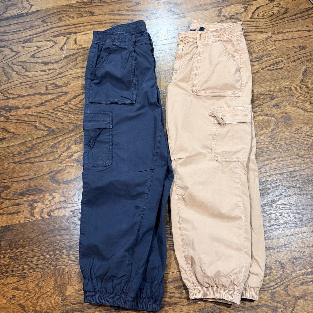 LOT of 2 American Eagle Women’s 10s Next Level Stretch Cargo Joggers